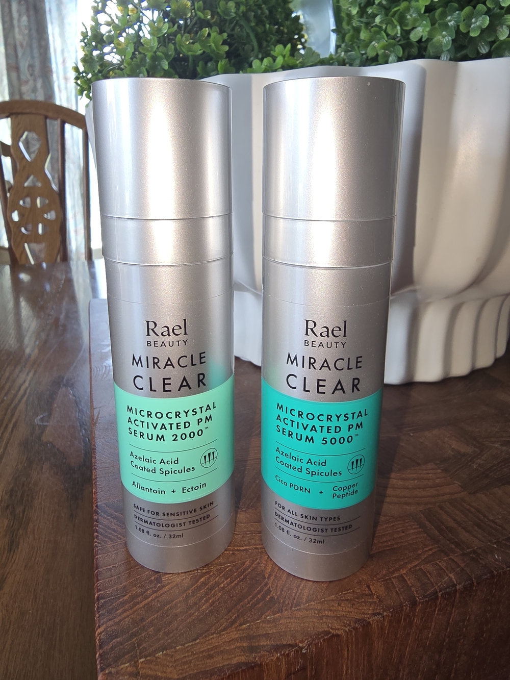 Rael Beauty Miracle Clear Microcrystal Activated PM Serum - Teal/Silver